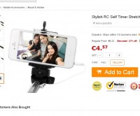 Encore moins cher : la perche à selfies à 4.57 euros port inclus