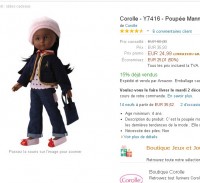 Bon plan poupée corolle à 24.99 euros