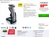 Rasoir electrique philips remboursé à 110 pourcent