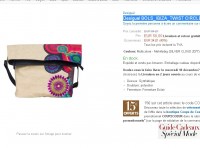 Bonne affaire desigual : sac bandoulière ibiza twist à 35 euros