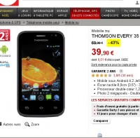 Petit Smartphone 3.5 pouces , dual core à moins de 40 euros livraison incluse