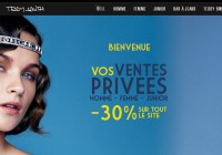 30 pourcent de remise sur tout le site Teddy Smith