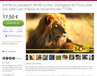 Parc Thoiry : billets avec 40 pourcent de remise .. pour 2015