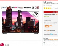 Tv 3d 42 pouces pas chère à 330 euros