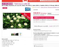 Tv 3D pas chere : 332 euros port inclus une tv 42 pouces LG