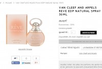 Bon prix parfums: Reve de van cleef et arpels à 19 euros port inclus