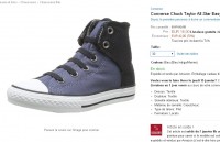 baskets converse montantes à 18 euros (en 33,34,35)
