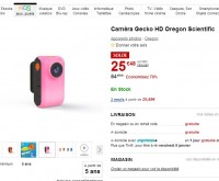 Caméra Action Oregon Gecko à 25 euros