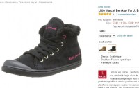 Chaussures Little Marcel enfants pas chères autour de 11 euros