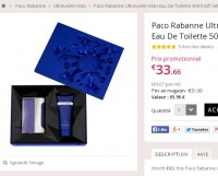 coffret eau de toilette paco rabanne
