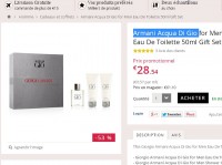 bon plan parfum : coffret aqua di gio armani 50ml pas cher à 28 euros