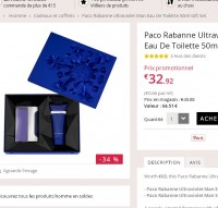 Bon plan eau de toilette hommes : coffret paco rabanne ultra violet à 32 euros