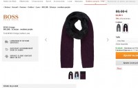 Bonne affaire pour du Hugo Boss: 24 euros l’echarpe femme