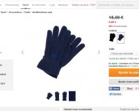 Bon plan pour des gants nike : 6 euros port inclus