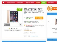 Bon prix pour un ipad air 2 : moins de 280 euros de prix de revient (le 14/01 )
