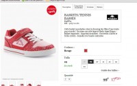 Baskets kappa filles à bon prix : 17.5 euros