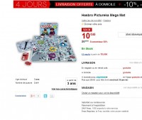 Jeu de societe pas cher : pictureka mega mat à 10.45 euros port inclus