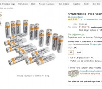 Piles pas chères ! 6.79 euros les 20 piles AA amazon