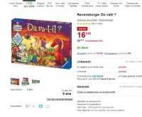 jeu ravensburger Ou Va Til à 16.45 euros livraison incluse