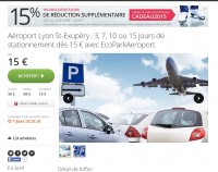 Rhone Alpes : parking à moitié prix à l’aeroport Saint Exupery