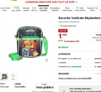 Sacoche bandouliere skylander à 1.6 euros livraison incluse
