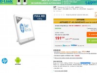 Tablette hp slate 21 à 192 euros ( ecran de 21 pouces)