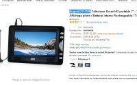 Tv  portable 7 pouces à 59 euros
