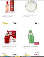 Bon prix parfums cacharel: 20 euros Eden, Amor Amor et Noa en vapo30ml