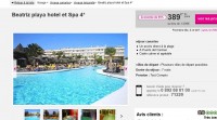 vacances: 389 euros en tout inclus aux canaries au depart de Lyon le 21/02