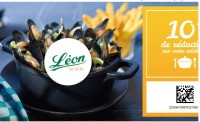 Bon plan restau : 10 euros de réduction chez leon de bruxelles