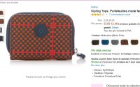 Portefeuille kipling pour femmes à 12.45 euros
