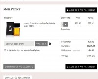 Parfums : azzaro hommes 100ml à 25.43 euros (dernier jour 2/03)