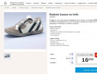 Bonne affaire : baskets enfants en cuir minibel à 16 euros