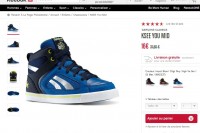 Bon plan baskets enfants:  16 euros les reebok mi montante pour garçons .. port inclus