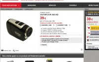 Caméra sportive pas chère à 39 euros port inclus