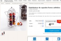 Distributeur de capsules nespresso pas cher à moins de 5 euros port inclus