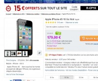 Bon prix pour un iphone 4S : 164 euros