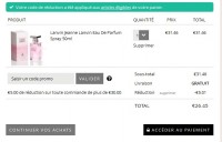 Parfum pas cher : 26.45 euros l’eau de parfum  Jeanne de Lanvin en 50ml
