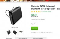 Bonne affaire kit bluetooth voiture motorola à 20 euros