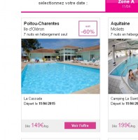 Vacances de Paques:  149 euros la location sur l’ile d’oleron pour une arrivée le 11 avril , 140 au bord de la mer