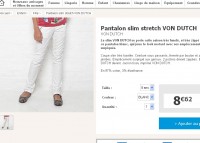 Pas cher: pantalon filles von dutch entre  8.62  et 10 euros port inclus