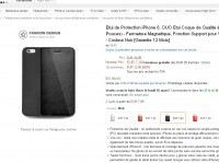 pas cher: des étuis en cuir pour iphone 6 à 7.99 euros .. et des coques iphone 5 , 6 à 6.55 avec un code réduc exclu