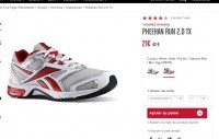 Chaussures de running hommes reebok pas chères: 21 euros les phenaan run 2