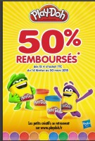 Bon plan jouets: 50 pourcent de remboursés sur les pates à modeler Play Doh