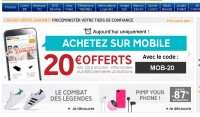 Réduction priceminister:  20 euros pour 120 d’achats le 28 mars
