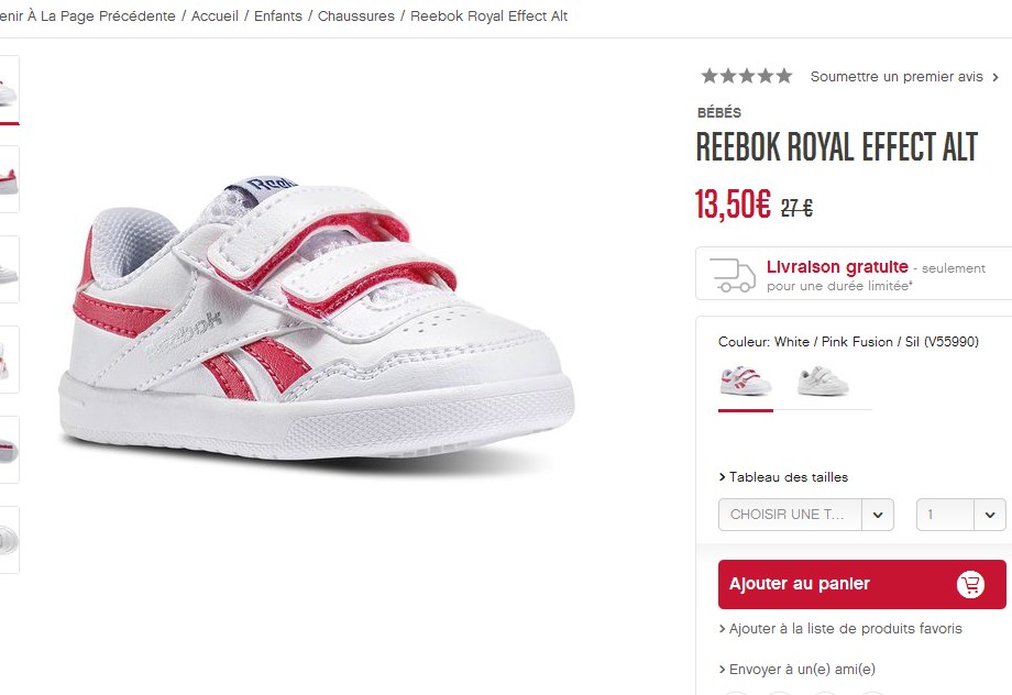 baskets reebok