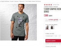 Tee shirt reebok pour hommes à 7.5 euros port inclus