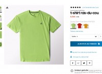 Tee shirt adidas hommes à 6.37 euros port inclus