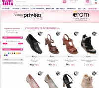 Chaussures Eram pas cheres sur le site Tati