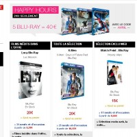Bonne affaire blu ray : 5 pour 40 euros ..le 9 avril uniquement